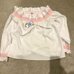 Crown & Ivy off the shoulder top